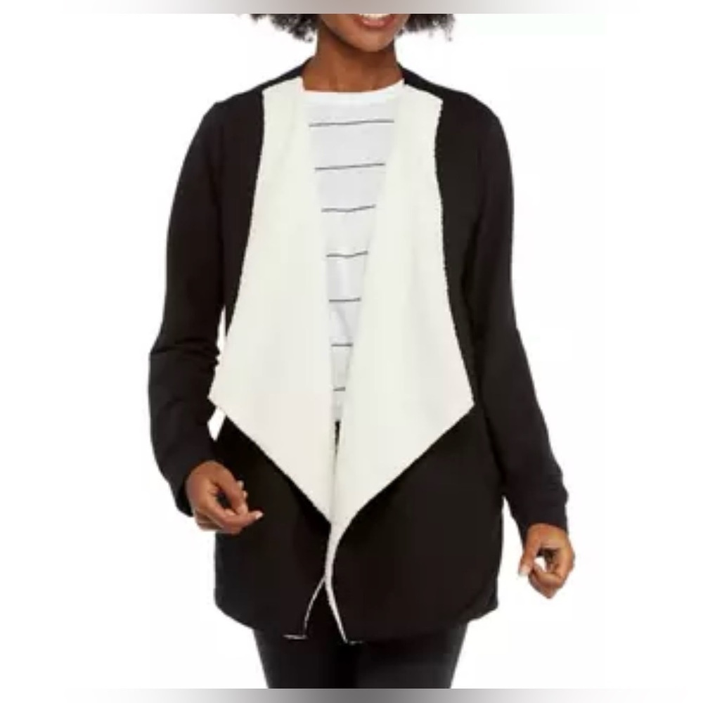 New Directions Studio Women’s Open Front Cardigan Size Small